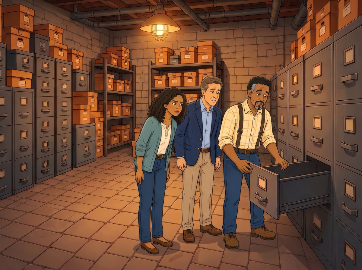 Jordan's Crossing library discovery scene